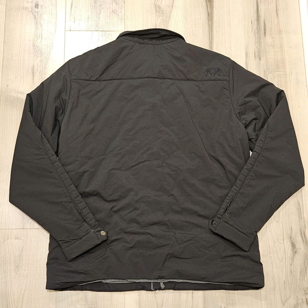 KUIU Men's Fairbanks Insulated Jacket Black Coat Size XL Bradford White Logo - Picture 6 of 7